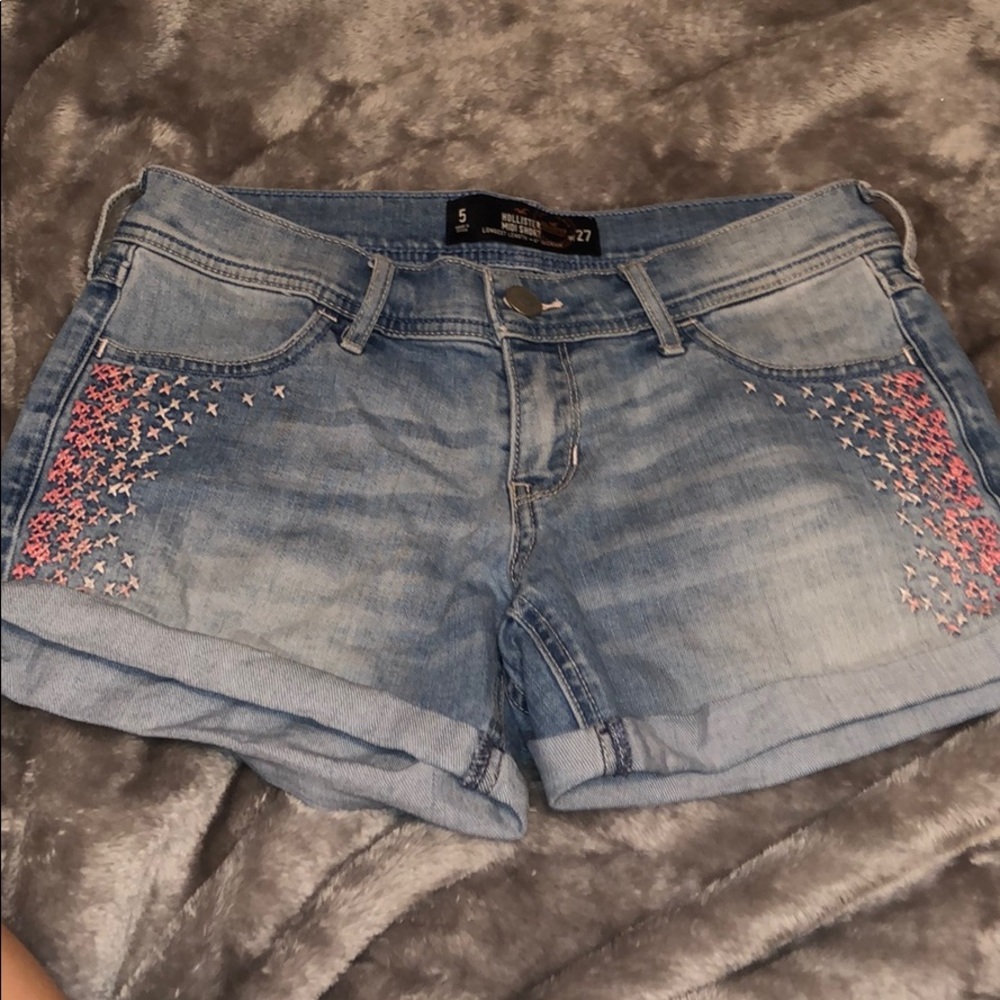 hollister jean shorts